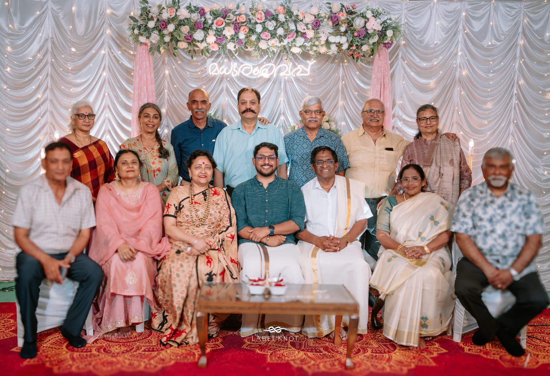Freddy with extended family at the celebration